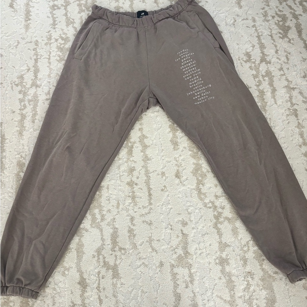 H&M Taupe Jogger Pants